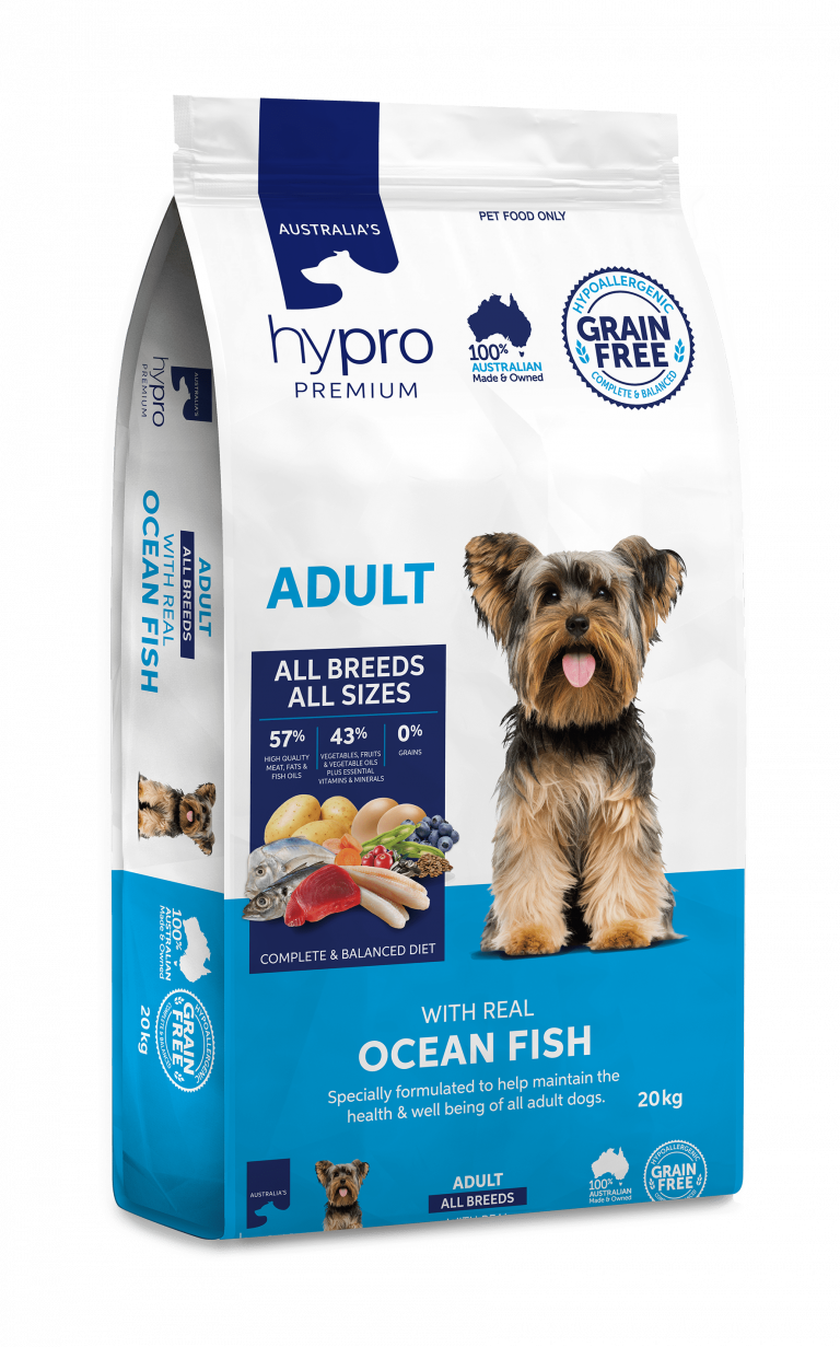 Featured image for “Hypro = Grain Free Ocean Fish – Adult Dog - 2.5kg”