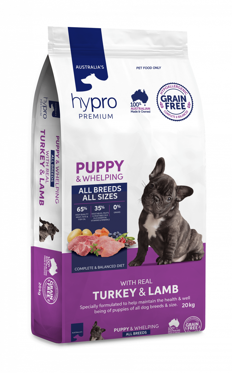 Featured image for “Hypro - Grain Free Turkey & Lamb – Puppy - 2.5kg”