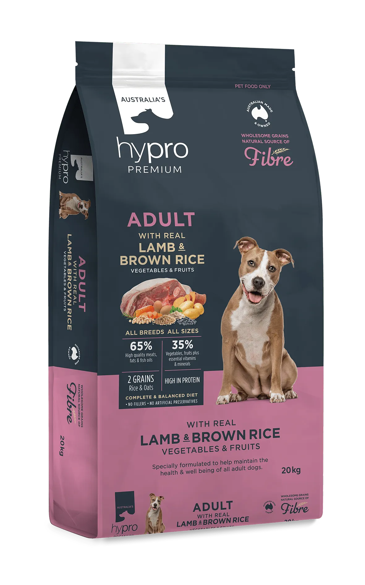 Featured image for “Hypro - Wholesome Grains Lamb & Brown Rice – Adult Dog - 2.5kg”